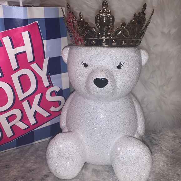 BATH & BODY WORKS ROYAL POLAR BEAR Candle Holder - Picture 2 of 3